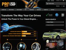 Tablet Screenshot of prodieselchip.com